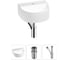 Мини-раковина для ванной комнаты или туалета Wellsee WC Area в наборе 3 в 1 20212113R 1
