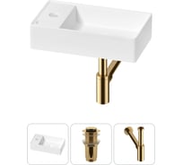 Мини-раковина для ванной комнаты или туалета Wellsee WC Area в наборе 3 в 1 20213816R