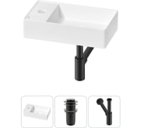 Мини-раковина для ванной комнаты или туалета Wellsee WC Area в наборе 3 в 1 20213815R