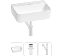Мини-раковина для ванной комнаты или туалета Wellsee WC Area в наборе 3 в 1 20213601R