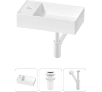 Мини-раковина для ванной комнаты или туалета Wellsee WC Area в наборе 3 в 1 20213817R