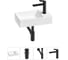 Мини-раковина для ванной комнаты или туалета Wellsee WC Area в наборе 4 в 1 20215582R 1