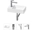 Мини-раковина для ванной комнаты или туалета Wellsee WC Area в наборе 4 в 1 20215565R 1