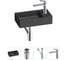 Мини-раковина для ванной комнаты или туалета Wellsee WC Area в наборе 4 в 1 20213744R 1