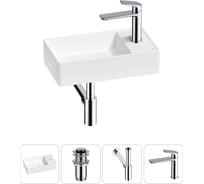 Мини-раковина для ванной комнаты или туалета Wellsee WC Area в наборе 4 в 1 20213634R