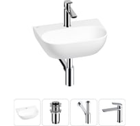 Мини-раковина для ванной комнаты или туалета Wellsee WC Area в наборе 4 в 1 20212193R