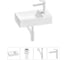 Мини-раковина для ванной комнаты или туалета Wellsee WC Area в наборе 4 в 1 20215584R 1
