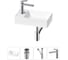 Мини-раковина для ванной комнаты или туалета Wellsee WC Area в наборе 4 в 1 20213802R 1
