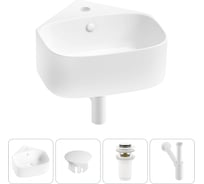 Мини-раковина для ванной комнаты или туалета Wellsee WC Area в наборе 4 в 1 20217072R