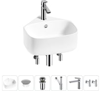 Мини-раковина для ванной комнаты или туалета Wellsee WC Area в наборе 6 в 1 20217185R