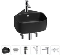 Мини-раковина для ванной комнаты или туалета Wellsee WC Area в наборе 6 в 1 20217193R