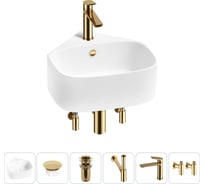 Мини-раковина для ванной комнаты или туалета Wellsee WC Area в наборе 6 в 1 20217192R