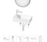 Мини-раковина для ванной комнаты или туалета Wellsee WC Area в наборе 6 в 1 20218130R 1