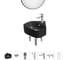 Мини-раковина для ванной комнаты или туалета Wellsee WC Area в наборе 7 в 1 20217827R 1