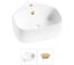 Мини-раковина для ванной комнаты или туалета Wellsee WC Area ширина 39 см 30180104R 1