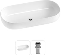 Накладная раковина для ванной комнаты Wellsee Chic Riviera в наборе 2 в 1 20214767R