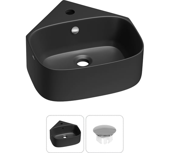 Мини-раковина для ванной комнаты или туалета Wellsee WC Area ширина 39 см 30180501R