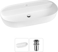 Накладная раковина для ванной комнаты Wellsee Chic Riviera в наборе 2 в 1 20214911R