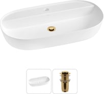 Накладная раковина для ванной комнаты Wellsee Chic Riviera в наборе 2 в 1 20214929R