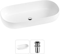 Накладная раковина для ванной комнаты Wellsee Chic Riviera в наборе 2 в 1 20214783R