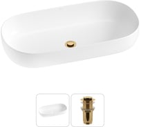 Накладная раковина для ванной комнаты Wellsee Chic Riviera в наборе 2 в 1 20214785R