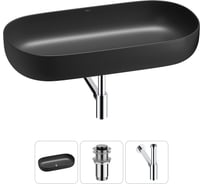 Накладная раковина для ванной комнаты Wellsee Chic Riviera в наборе 3 в 1 20214802R