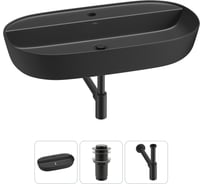 Накладная раковина для ванной комнаты Wellsee Chic Riviera в наборе 3 в 1 20214947R