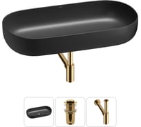 Накладная раковина для ванной комнаты Wellsee Chic Riviera в наборе 3 в 1 20214804R