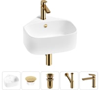 Мини-раковина для ванной комнаты или туалета Wellsee WC Area в наборе 5 в 1 20217133R