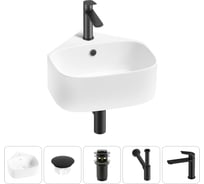 Мини-раковина для ванной комнаты или туалета Wellsee WC Area в наборе 5 в 1 20217132R