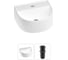 Мини-раковина для ванной комнаты или туалета Wellsee WC Area в наборе 2 в 1 20212110R 1