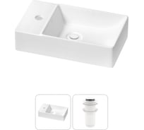 Мини-раковина для ванной комнаты или туалета Wellsee WC Area в наборе 2 в 1 20215560R