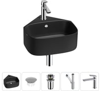 Мини-раковина для ванной комнаты или туалета Wellsee WC Area в наборе 5 в 1 20217134R