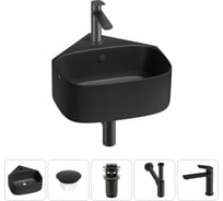 Мини-раковина для ванной комнаты или туалета Wellsee WC Area в наборе 5 в 1 20217135R