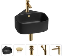 Мини-раковина для ванной комнаты или туалета Wellsee WC Area в наборе 5 в 1 20217136R