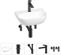 Мини-раковина для ванной комнаты или туалета Wellsee WC Area в наборе 5 в 1 20212198R