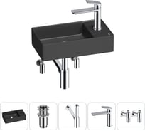 Мини-раковина для ванной комнаты или туалета Wellsee WC Area в наборе 5 в 1 20213747R