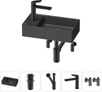 Мини-раковина для ванной комнаты или туалета Wellsee WC Area в наборе 5 в 1 20213836R