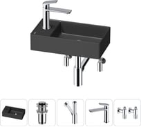 Мини-раковина для ванной комнаты или туалета Wellsee WC Area в наборе 5 в 1 20213835R