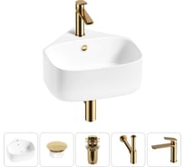 Мини-раковина для ванной комнаты или туалета Wellsee WC Area в наборе 5 в 1 20217129R