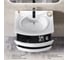 Тумба с раковиной подвесная ИТАНА с радиусными фасадами Arko 70 2 ящика Бланж 4657836463767 4