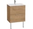 Тумба VitrA MiA с 2 ящиками + раковина, 60 см, золотой дуб 67270 1