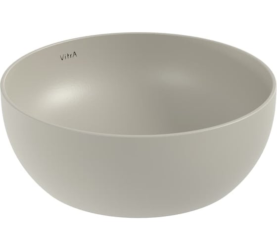 Чаша VitrA Outline круг, 41 cм, матовый тауп 7992B066-0016