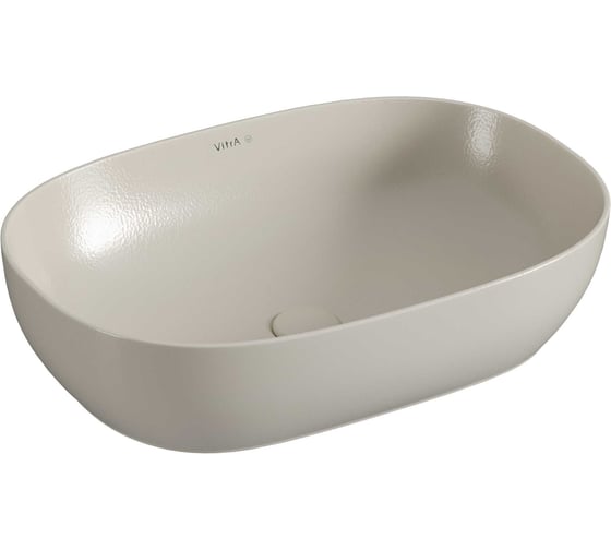 Чаша VitrA Outline овал, 60 cм, матовый тауп 7995B066-0016 1