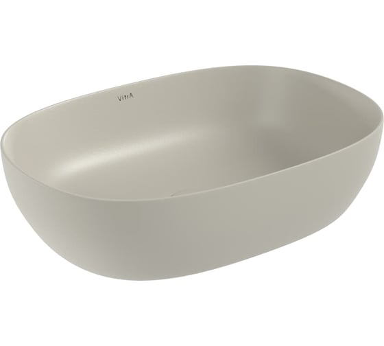Чаша VitrA Outline овал, 60 cм, матовый тауп 7995B066-0016