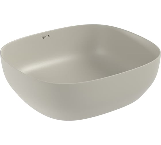 Чаша VitrA Outline прямоугольная, 48 cм, матовый тауп 7994B066-0016
