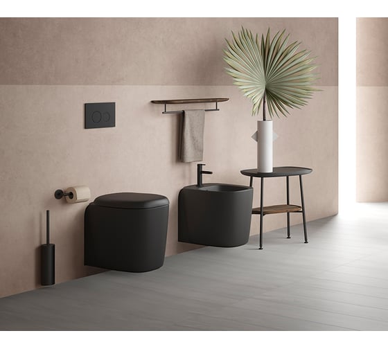 Подвесное биде VitrA PlurAl матовый черный 7831B483-0288
