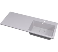 Раковина над стиральной машиной Uperwood Cosmos Quartz_120 см, правая, жасмин RCosmos120RJ