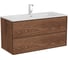 Тумба с раковиной VitrA Metropole Edge, 120 см, ореховое дерево 67157 1