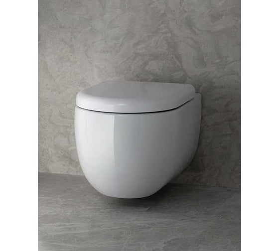 Унитаз подвесной VitrA Liquid, безободковый, 54см, белый 7321B403-0075